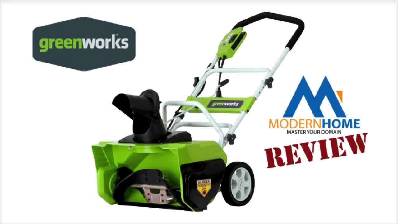 GreenWorks Snow Thrower Review In Depth and Comprehensive GreenWorks