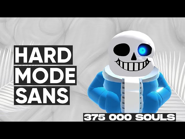 Full power hard mode sans! - Roblox