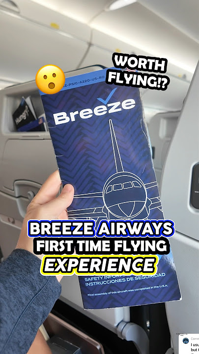 FIRST TIME Flying Breeze Airways! 😮✈️(Worth Booking a Flight?!)