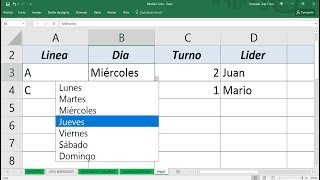 Crear listas Desplegables - Curso SENA de Excel Intermedio Mod. 3 y 4