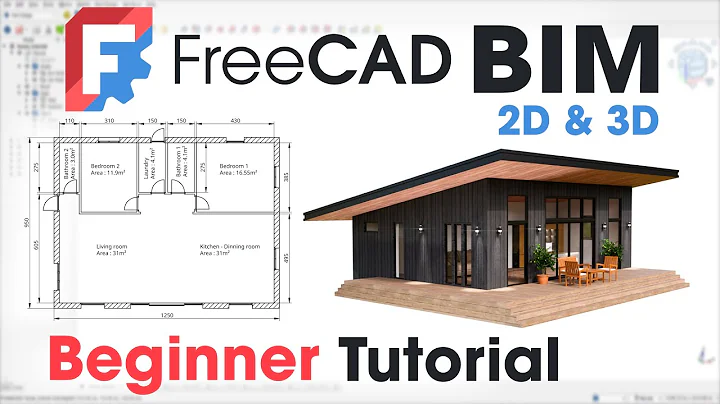 FreeCAD 2025 BIM - Architecture - Complete Beginner Tutorial thumbnail