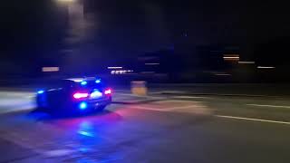 Merseyside Police - Unmarked BMW 330D Roads Policing Unit Responding Fast