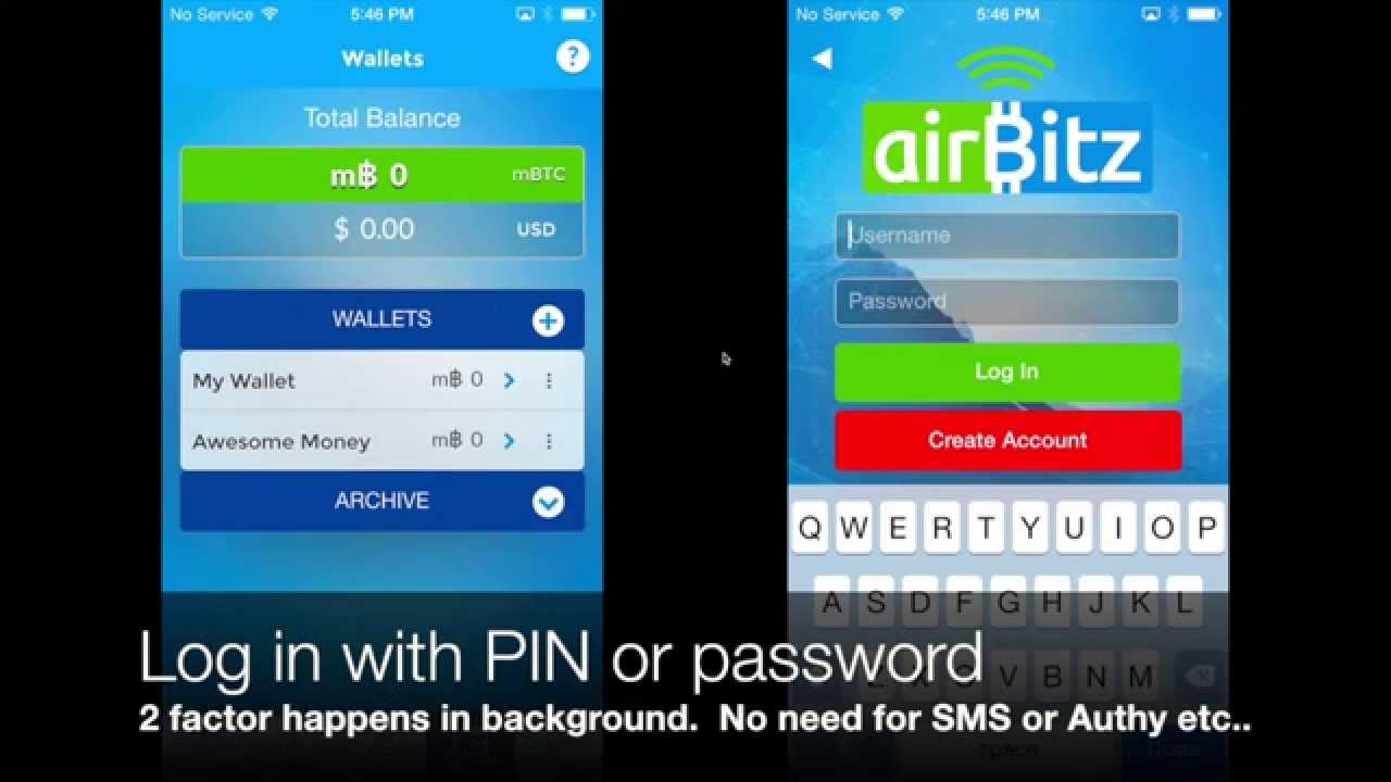 Airbitz 2FA - Worlds First One-Touch 2 Factor Authentication