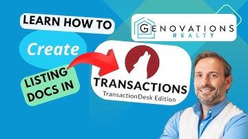 Creating Listing Documents in Transaction Desk