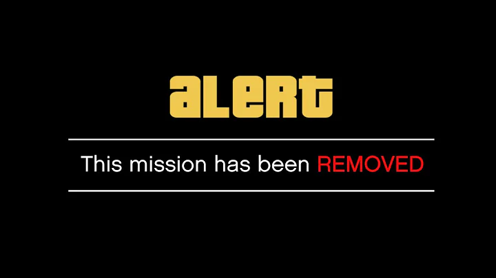 The mission Rockstar couldn't fix