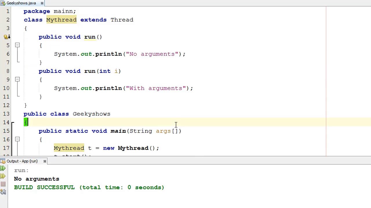 306. Overloading run Method in Java Programming (Hindi) - YouTube