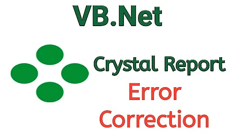 Crystal Report , Problem solved with visual studio 2010, in hindi