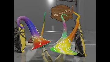 enhanced version of my fantasy mushroom group III