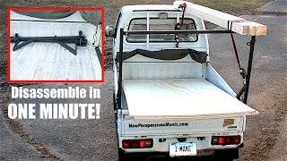 Diy Truck Lumber Rack Stow And Go Version Youtube