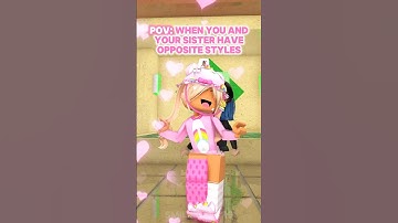 OUR DIFFERENT ROBLOX STYLES😭 #shorts