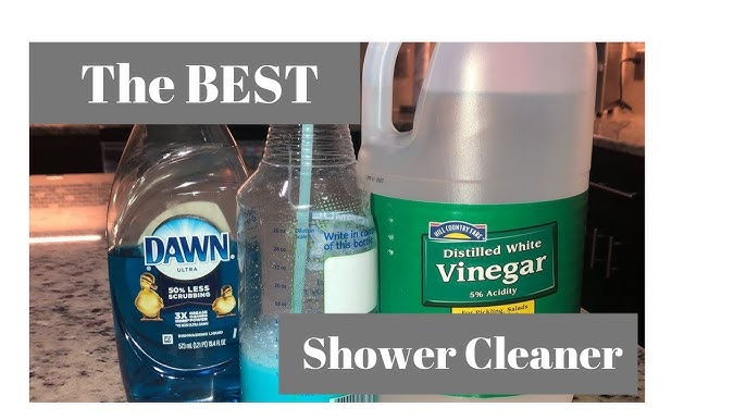 How to Clean Glass Shower Doors (with Vinegar and Dish Soap) - Organize by  Dreams