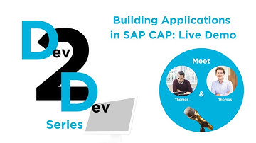 Dev2Dev series: Building a business Application in SAP CAP