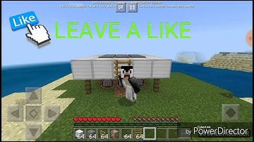 MINECRAFT P.E.:TRAMPOLINE(COMMAND BLOCK)