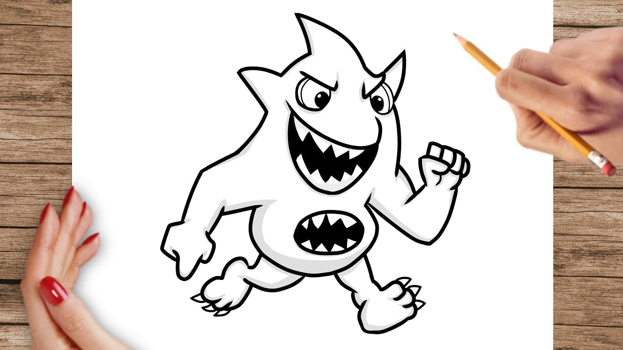 HOW TO DRAW Sharky Clee from Garten of Banban 3 | Roblox @amandadrawings - YouTube