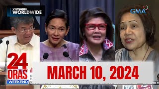 24 Oras Weekend Express: March 10, 2024 [HD]