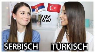 SERBISCH vs. TÜRKISCH | SPRACHEN CHALLENGE mit Sara Desideria | Funda Demirezen