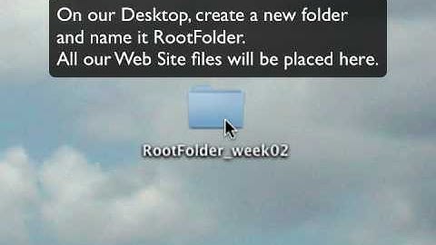 Root Folder on Desktop