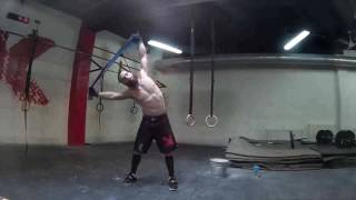 Alberto Moreno (Urban Box Crossfit) WOD 2 Spanish Throwdown 2016 Cat. Scaled.