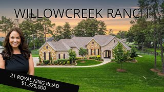 21 Royal King Rd | Willowcreek Ranch | Tomball Luxury Home For Sale