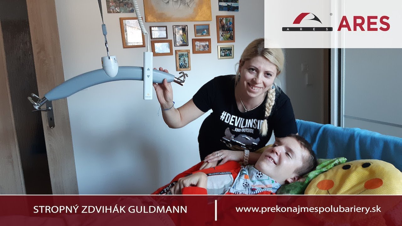 Stropný zdvihák Guldmann | Pomôcka pre imobilných ♿| ARES