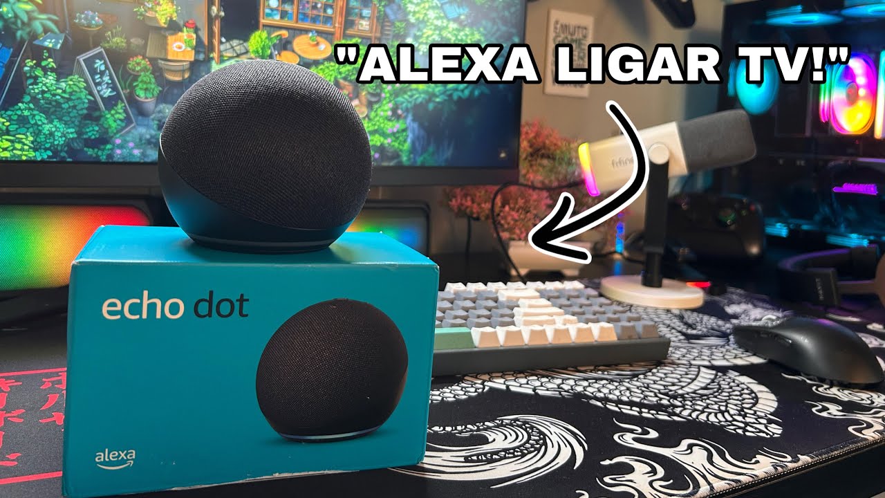 ALEXA ECHO DOT DA 5 GERAÇÃO - UNBOXING E ANALISE, VALE A PENA?