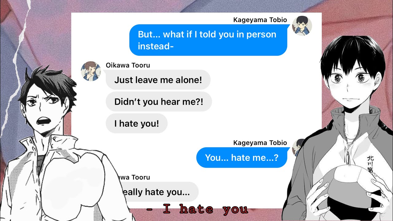 Crumpled Love Letter | Oikage angst | A Whisker Away Confession Scene | Tsukikage | Haikyuu texts