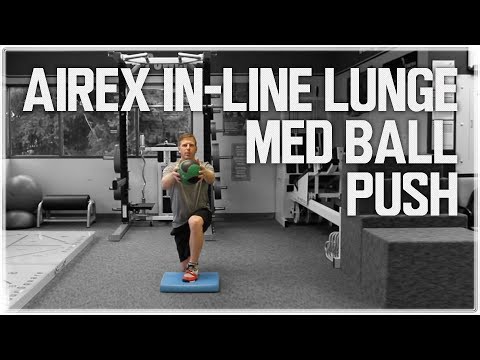 Video: split stance anti rotational medicine ball scoop toss