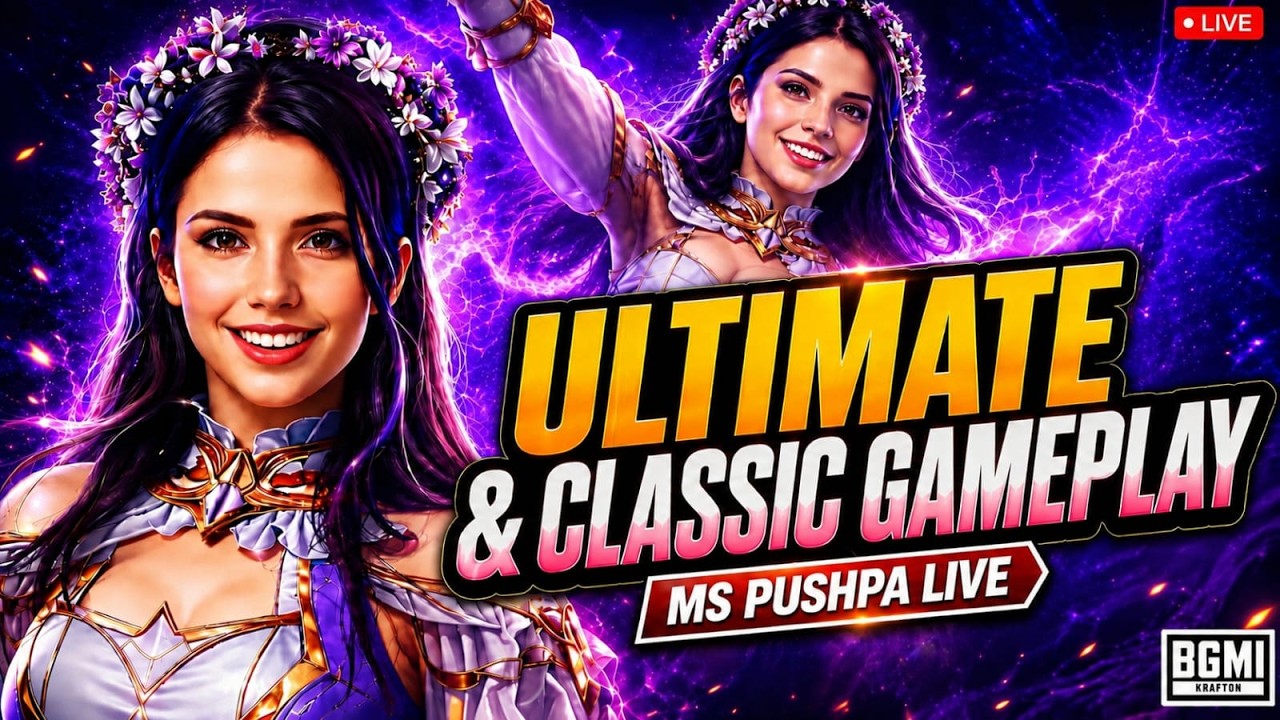 🔥 ULTIMATE & CLASSIC GAMEPLAY🧿 #bgmilive #lolzzzgaming #jonathan