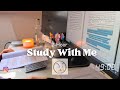 2-HOUR STUDY WITH ME | Background noise, Rain Sounds, 10-min break
