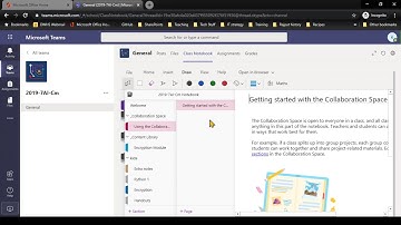 Using Class notebook