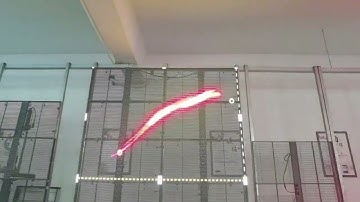 Transparent led screen,Modular design, high brightness and resolution.
