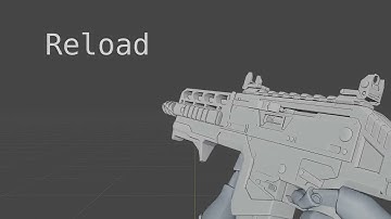 🔥 *NEW* Reloading gun animation in Blender!