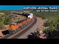 Extreme bnsf trains in northern arizona  part 1