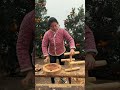 Satisfying Woodworking: Watch a Rural Woman Build a Stool from a Fallen Tree Using Ancient Joinery!