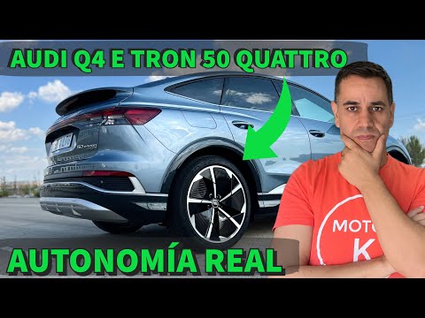 COCHE ELÉCTRICO AUTONOMÍA REAL Prueba Audi Q4 eTron 50 quattro Sportback Opiniones español MOTORK