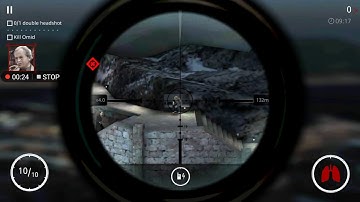 Hitman Sniper | Two HeadShots with one Bullet | Android