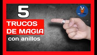 5 amazing RING MAGIC TRICKS - Learn for Free.