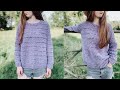 Quick and Easy Crochet Oversized Sweater