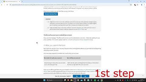 How To Recover Your Microsoft Account