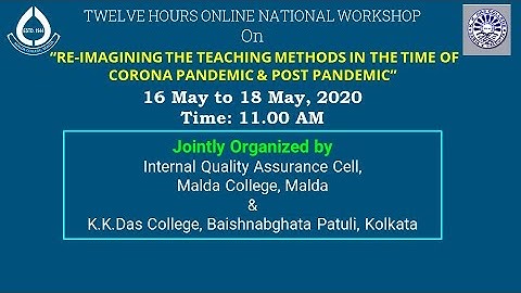 Inauguration session of Twelve Hours Online National Workshop