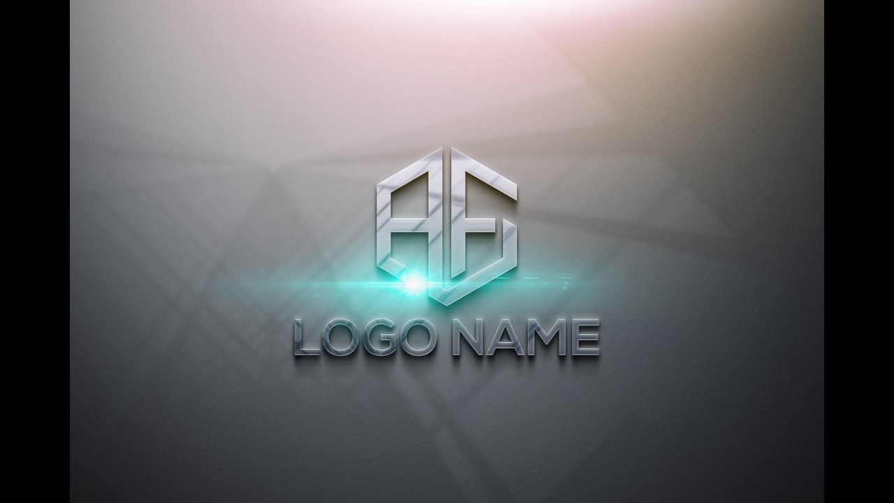 How to Make AF polygon logo design adobe illustrator tutorial - YouTube