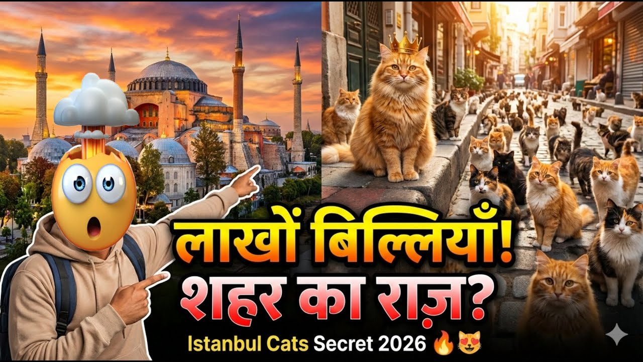 लाखों बिल्लियाँ! Istanbul का Cat राज़ 2026 😻🔥