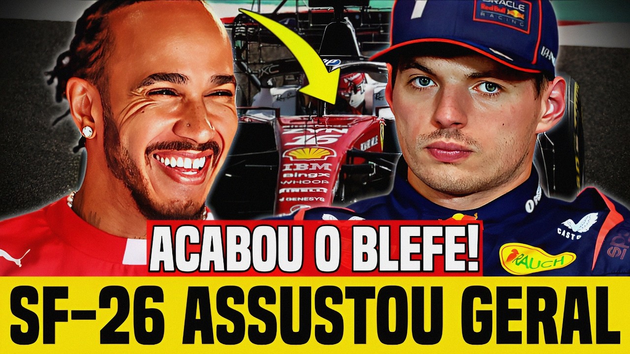 🚨A FERRARI criou um MONSTRO! O SF-26 HUMILHOU Red Bull e Mercedes no Bahrein