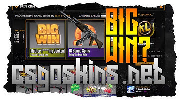 CS:GO Trying my luck at csgoskins.net