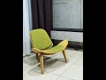Replica Lounge Chair / Hans J Wegner Shell Chair / Plywood Relaxing Chair - FRM7037