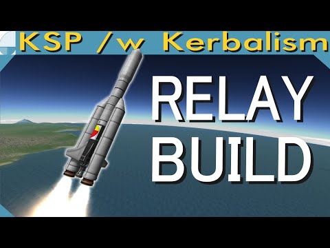 Mun Relay Build | Stream pt. 2/3 (KSP 1.11.1)