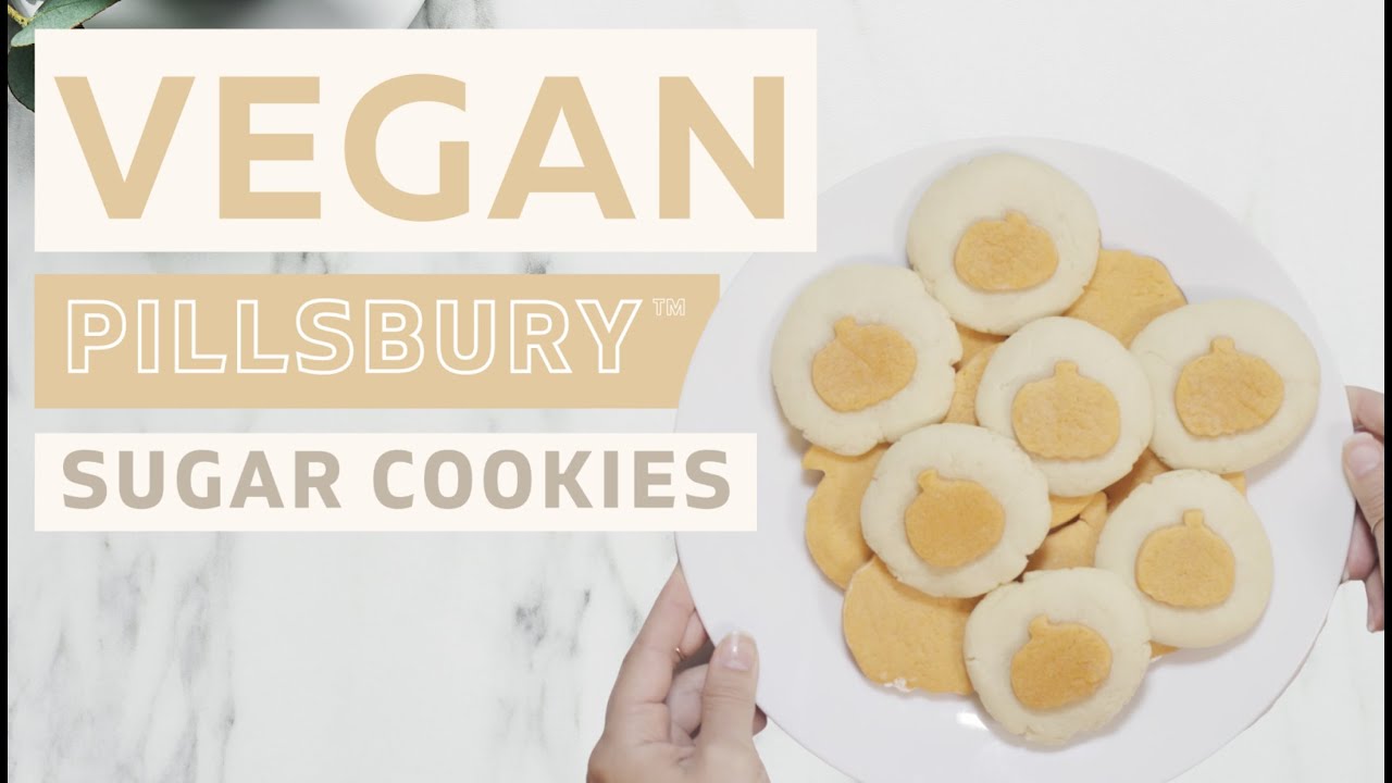 Vegan Pillsbury Pumpkin Sugar Cookies YouTube