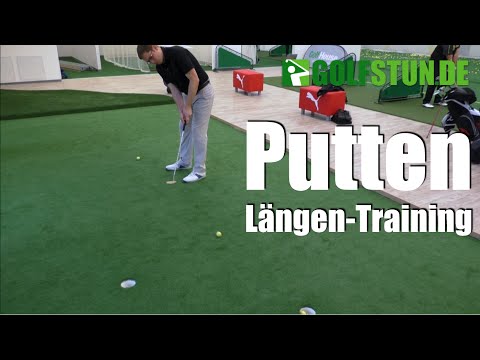 Putt-Übung: Die richtige Länge beim Putten - Golf-Traning