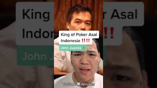 King of poker asal Indonesia ‼️ John Juanda 💰 #Shorts #YouTubeShorts