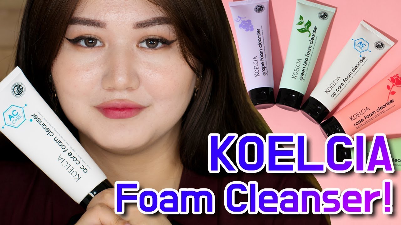 NEW PRODUCT ALERT! FIRST TRY KOELCIA FOAM CLEANSERS!